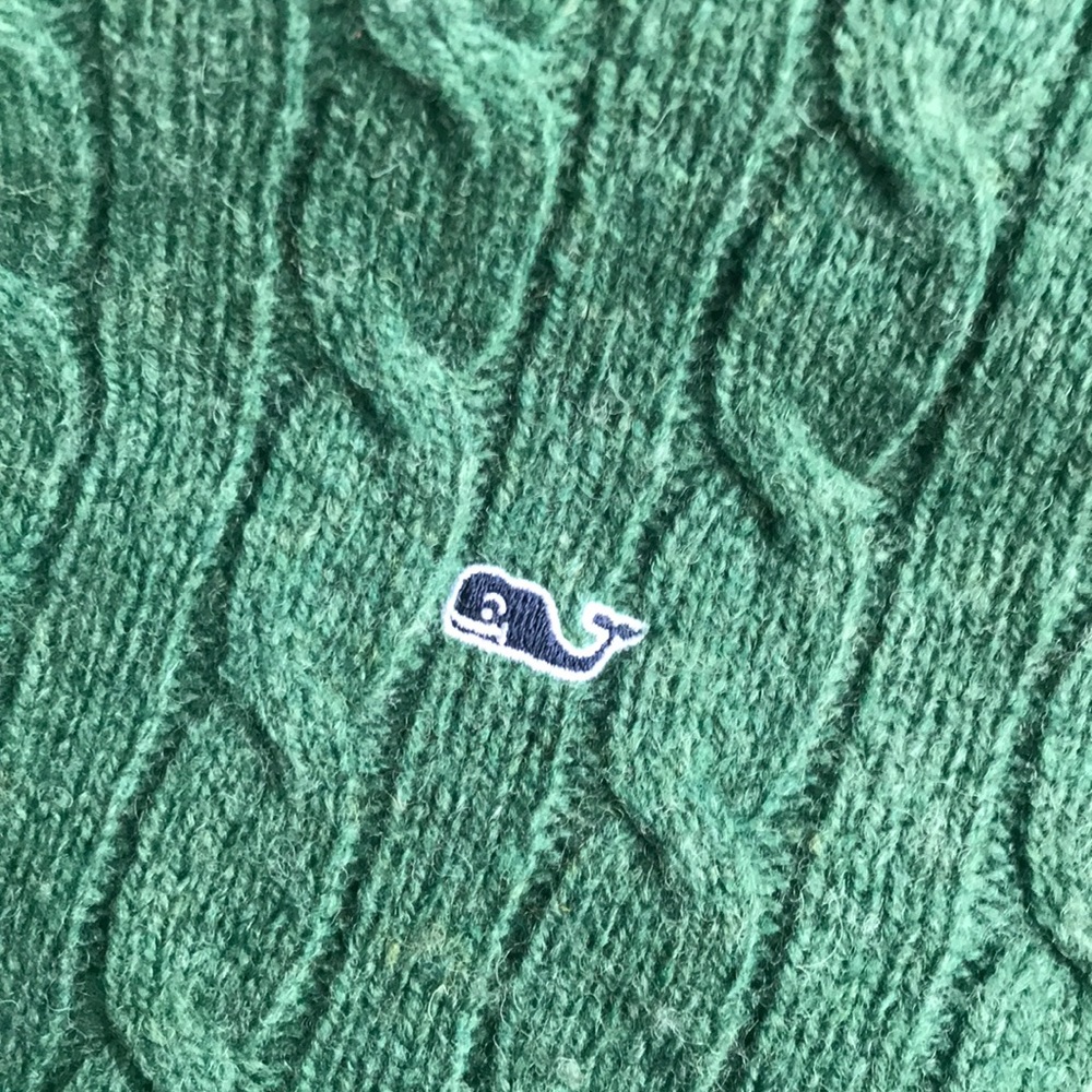 Green vineyard vines knit sweater
